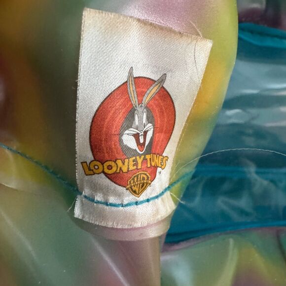 Vintage Warner Brothers Looney Tunes Tweety Bird Vinyl Hand Tote Bag 15 x 8 - Picture 7 of 8